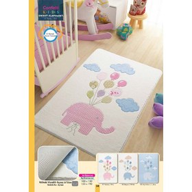 تصویر فرش اتاق کودک Confetti طرح فیل کد 71751 