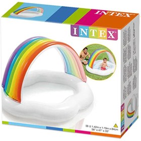 تصویر استخر بادی کودک طرح ابر اینتکس intex 1103 intex 1103