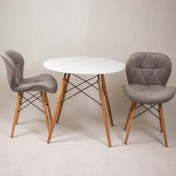 تصویر میز و صندلی ناهار خوری دونفره زین اسبی 