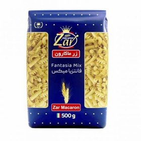 تصویر ماکارونی فرمی فانتزیا میکس 500 گرمی زر‌ماکارون zar macaro spageti