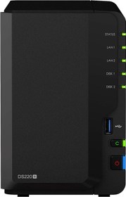 تصویر Synology 2 bay NAS DiskStation DS220+ (Diskless) - ارسال 15 الی 20 روز کاری 