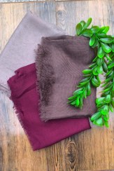 تصویر شال کنفی دور ریش - قهوه‌ای 
