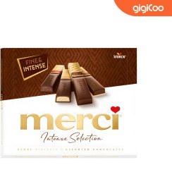 تصویر شکلات مرسی وزن ۲۵۰ گرم تلخ 