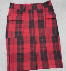 تصویر دامن کوتاه طرح دار 