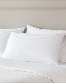 تصویر روبالشی SIBYLA 2 ٪ 100 CATTON SATIN CASTIM CASE WHITE Madame Coco 