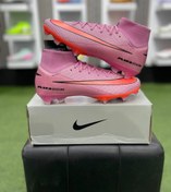 تصویر کفش فوتبال نایکی مدل Air Zoom Vapor 16 رنگ زرشکی 