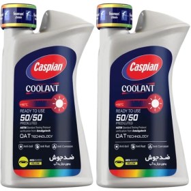 تصویر ضدیخ کاسپین مدل چهار فصل حجم ۱ لیتر 