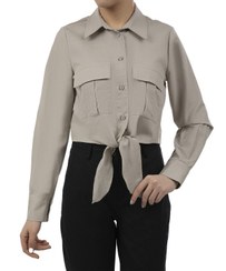 تصویر شومیز زنانه کرم سرژه Serge کد 207361 