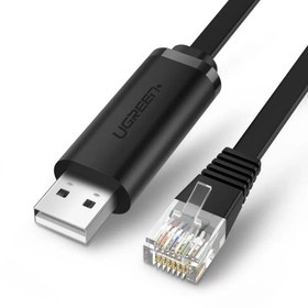 تصویر کابل تبدیل USB به RJ45 یوگرین مدل CM204/50773 UGREEN USB to RJ45 Console Cable CM204