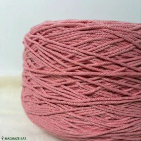 تصویر نخ مکرومه رنگ صورتی ۲۵۰ گرمی 