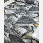 تصویر پارچه ملحفه ای عرض 240طرح ماربل پس کرایه 