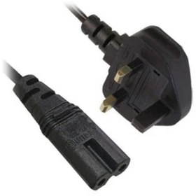 تصویر کابل کاور برق دو پین - مشکی 2 Pin Electrical Cover Cable