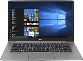 تصویر LG Electronics 14Z970-A.AAS5U1 لپ تاپ نازک و سبک LG grams - صفحه نمایش 14 اینچی صفحه نمایش لمسی Full HD IPS، پردازنده 8 هسته ای، 256 گیگابایت SSD، 2.1 گیگابایت، صفحه کلید پشتی، Dark Silver - 14Z970 