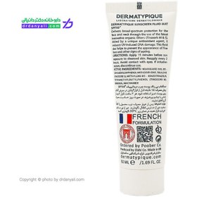 تصویر کرم ضد آفتاب فلویید مت بی رنگ درماتیپیک فاقد چربی مناسب پوست مختلط تا چرب SPF50 Dermatypique sunscreen Fluid Mat Oil Free for combination to oily skin SPF50 Cream 40ml