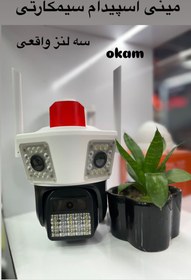 تصویر دوربین سه لنز برنامه ocam