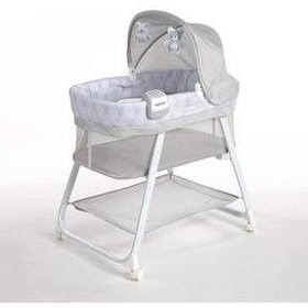 تصویر گهواره نوزاد خاکستری Lullanight 