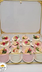 تصویر کیک خواستگاری باکس شیشه ای 