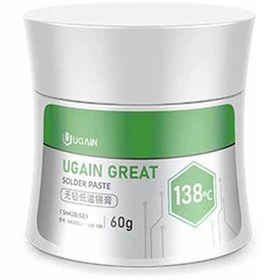 تصویر خمیر قلع 138 درجه 60 گرمی UGAIN 