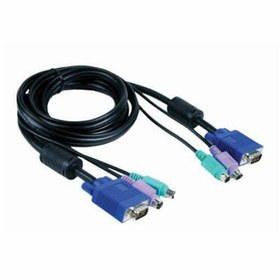 تصویر کابل کی وی ام سوئیچ 3 متری دی لینک DKVM-CB3 D-Link DKVM-CB3 KVM 3m Switch Cable