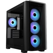 تصویر کیس کامپیوتر ایسوس A23 Plus ARGB Mid Tower مشکی ASUS A23 Plus ARGB Mid Tower Black Computer Case