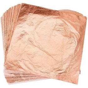 تصویر ورق طلا رز گلد 