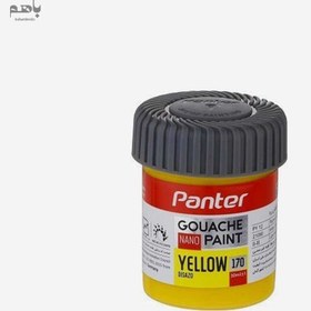 تصویر گواش پنتر رنگ زرد کد 170 