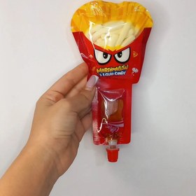 تصویر مارشمالو سیب زمینی با سس کولا 