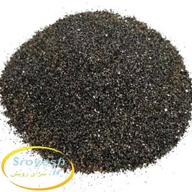 تصویر شن بستر آکواریوم گیاهی سیلیس سیاه 