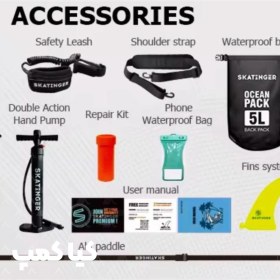 تصویر ‎پدل‌برد SERIAL برند SKATINGER رنگ 2025deep blue 