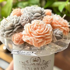 تصویر باکس گل شمع کوچک شیک 