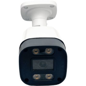 تصویر دوربین مداربسته بولت 2 مگاپیکسل دید در شب رنگی AHD مدل b3223 AHD Bullet 2mp Warmlight Outdoor CCTV Camera b-3223