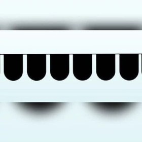 تصویر 10 عدد ریسه پرچمی مشکی 