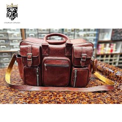 تصویر ساک دستی تمام چرم 