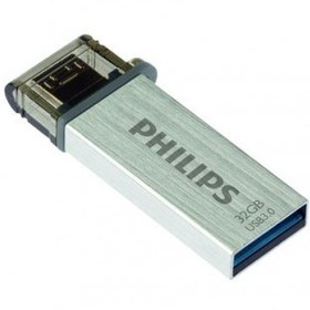 تصویر فلش مموری فیلیپس 32گیگابایت Mono Edition FM32DA132B/97 USB 3.0 and OTG 