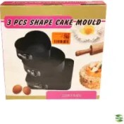 تصویر قالب کیک کمربندی سه شکلی 