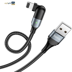 تصویر کابل لایتنینگ هوکو مدل U100 طول 1.2 متر U100 Orbit, USB to Lightning charging data cable