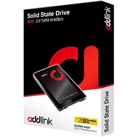 تصویر اس اس دی ادلینک مدل S20 ظرفیت 256 گیگابایت ا Addlink S20 Internal SSD Drive 256GB Addlink S20 Internal SSD Drive 256GB