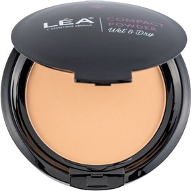 تصویر پنکک فشرده بادوام وزن 15 گرم لئا 401 Lea Compact Powder 15 g