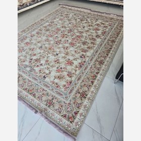تصویر فرش ماشینی کاشان 1200شانه طرح بهشت 9متری(باارسال رایگان) 
