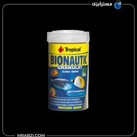 تصویر غذای ماهی تروپیکال مدل bionautic granulat وزن 55 گرم 