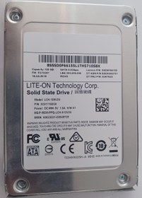 تصویر حافظه SSD سایز M.2 2280 مدل LITE-ON ظرفیت 128 گیگابایت استوک 