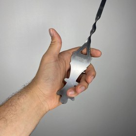 تصویر ست سیخ و استند وَنش مدل شطرنج ۶ عددی 