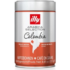 تصویر دون قهوه ایلی مدل کلمبیا Colombia قوطی 250 گرمی illy colombia coffee 250 gr