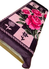 تصویر پتو یکنفره گلدار کد ۱۲۶۳۲ 