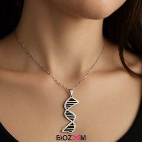 تصویر گردنبند طرح DNA – کد 103 