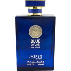 تصویر ادکلن مردانه دیلان بلو blue daylan حجم 100میل رایحه خنک شیرین تند Jasper