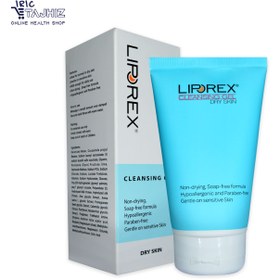 تصویر ژل شستشوی صورت پوست های خشك و حساس 150میلی لیتر لیپوركس Liporex Dry Skin Cleansing Gel