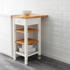 تصویر ترولی آشپزخانه ایکیا مدل IKEA STENSTORP تحویل 29 روزه IKEA STENSTORP