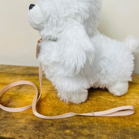 تصویر عروسک سگ پولیشی قلاده دار 