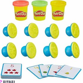 تصویر خمیر بازی Play Doh مدل یادگیری اعداد - زمان ارسال 15 تا 20 روز کاری 